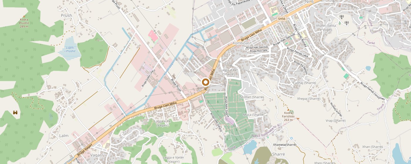 Harta — NDUE PRENGA, SH56 Tiranë